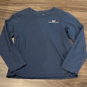 Vineyard Vines Kids Navy Long Sleeve Tee Size 6